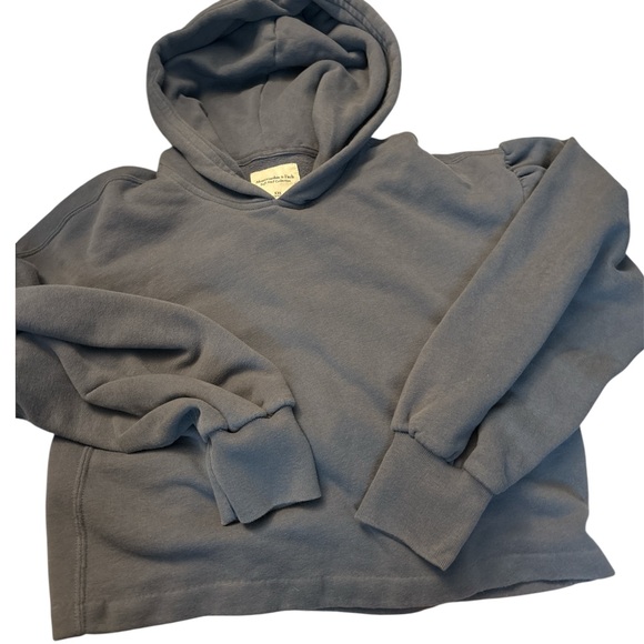 Abercrombie & Fitch Tops - Abercrombie & Fitch Gray Hoodie Sweatshirt Top